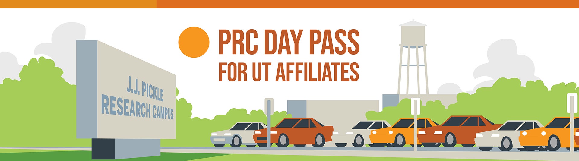 PRC Day Pass for UT Affiliates Banner