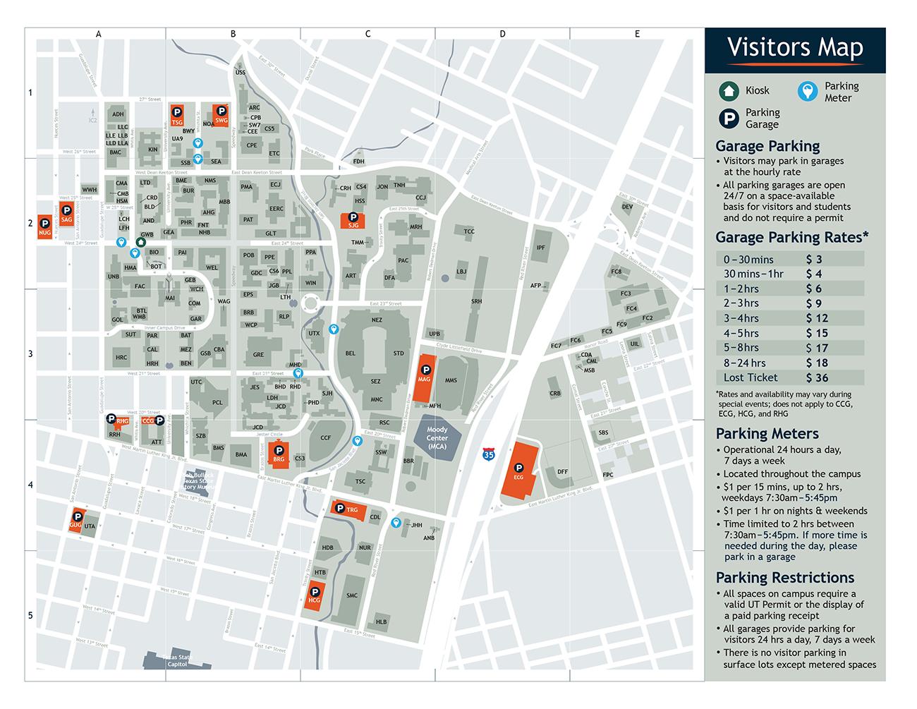 PTS Visitors Parking Map