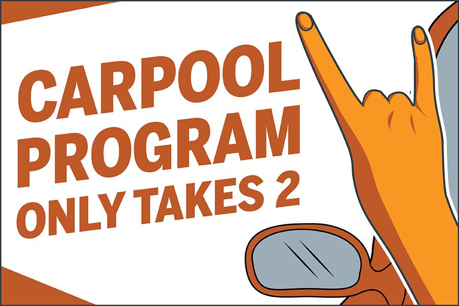 Carpool program only takes two