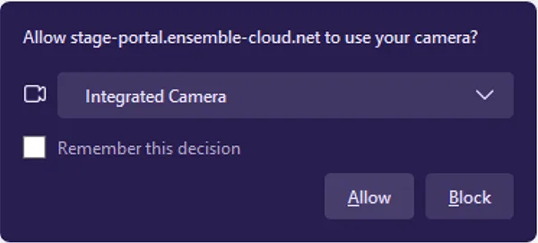 Allow device window