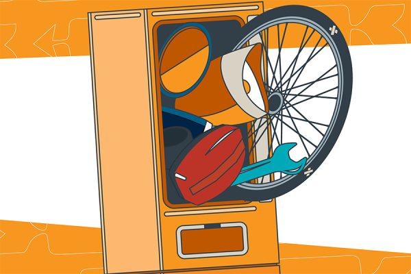New! Bike Gear in Vending Machines